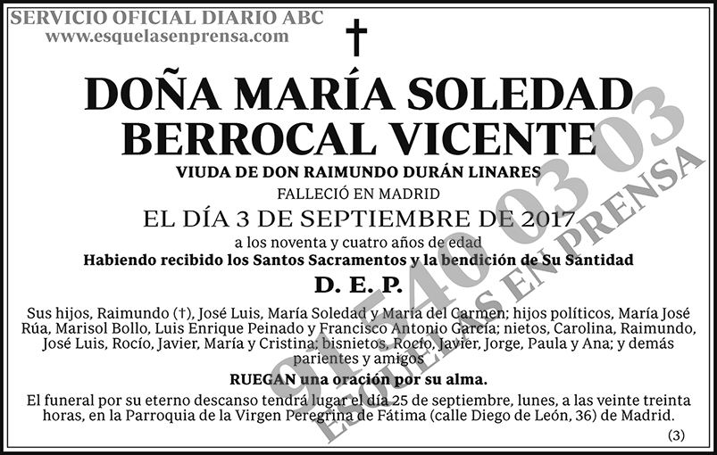 María Soledad Berrocal Vicente
